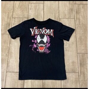 Marvel Comics Tee Venom Shirt Men XXL 18 Black Short Sleeve Mad Engine Global